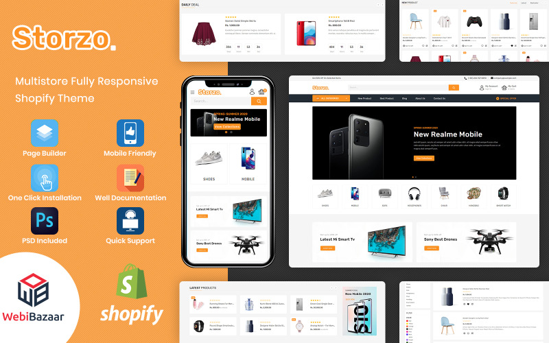 Storzo - Tema Shopify per e-commerce multiuso