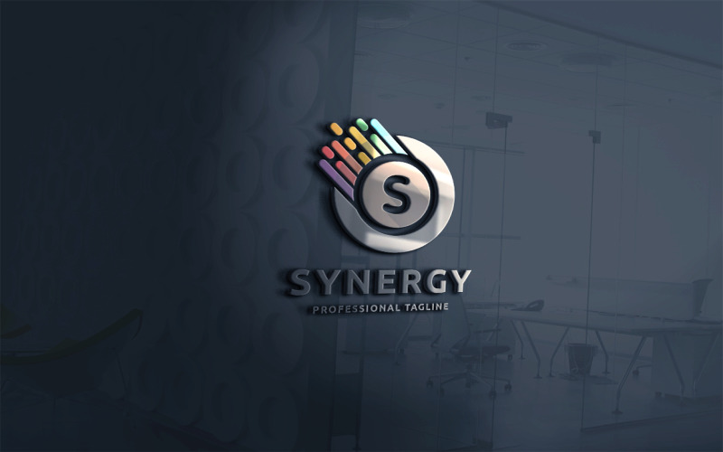 Synergy Letter S Logo Template