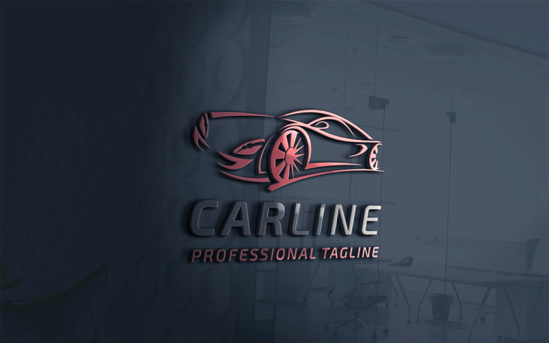 Download Шаблон логотипа "Car Line Logo Template" / Car Line Logo Template - Шаблон логотипа на тему графика auto,automobile,body,bodywork,brand,branding,business,car,clean,clear,curve,exhibition,fast,garage,identity,mechanic,modification,profile,repair,reparation