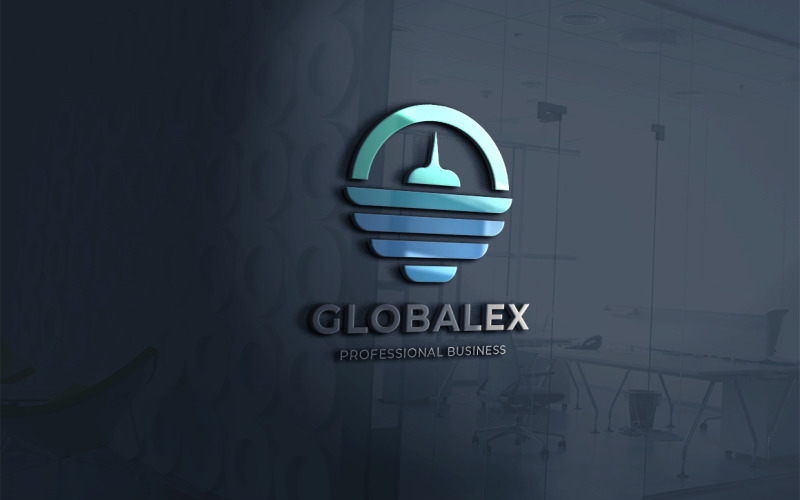 Download Шаблон логотипа "Global Business Logo Template" / Global Business Logo Template - Шаблон логотипа на тему графика accounting,advertising,agency,app,arrow,blue,business,connect,consulting,contribution,corporate,creative,finance,financial,global,globe,growth,interactive,internet marketing,investment