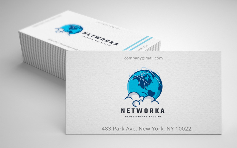 Download Шаблон логотипа "Network Cloud Data Logo Template" / Network Cloud Data Logo Template - Шаблон логотипа на тему графика business,cloud,communication,computer,earth,global,globe,identity,international,it,meeting,network,print ready,professionnal,server,share,sharing,social,social media,solution