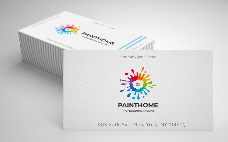 Paint Home Logo Template
