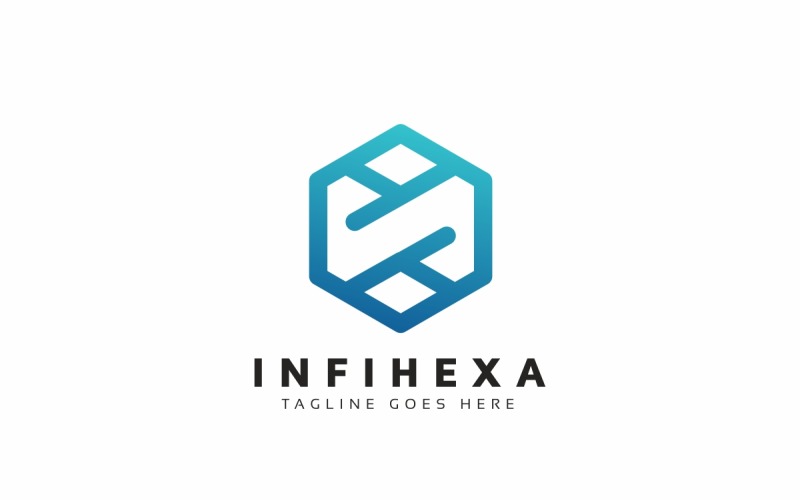 Download Шаблон логотипа "Infinity Hexagon Logo Template" / Infinity Hexagon Logo Template - Шаблон логотипа на тему графика business,data,development,endless,hexa,hexagon,infinity,information,loop,modern,professional,share,simple,studio