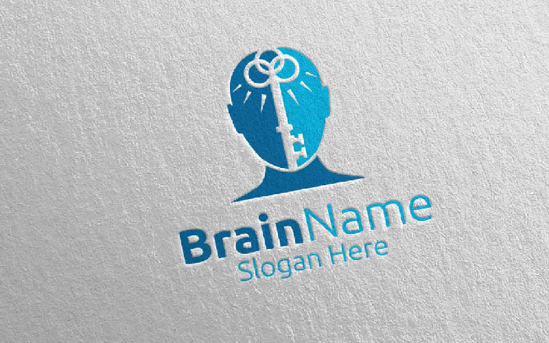 Download Шаблон логотипа "Key Brain with Think Idea Concept 28 Logo Template" / Key Brain with Think Idea Concept 28 Logo Template - Шаблон логотипа на тему графика brain,logo,data,electronic,internet,computer,web,brainstorm,brainwash,programmer,tech,technology,media,multimedia,psychology,artificial intelligence,it,mechanic,mind,idea