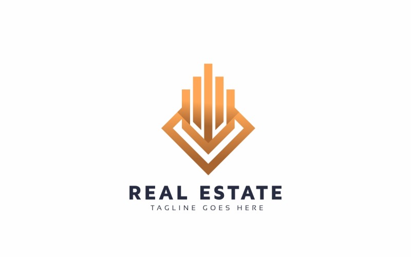 Download Шаблон логотипа "Real Estate Logo Template" / Real Estate Logo Template - Шаблон логотипа на тему графика abstract,agency,architecture,brand,branding,build,building,business,clean,colorful,company,construct,construction,design,home,house,insurance,insurance logo,logotype,modern