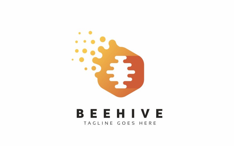 Szablon Logo pszczoły