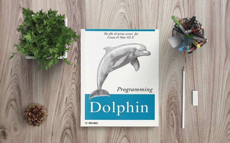 Mockup prodotto libro da tavolo fotorealistico