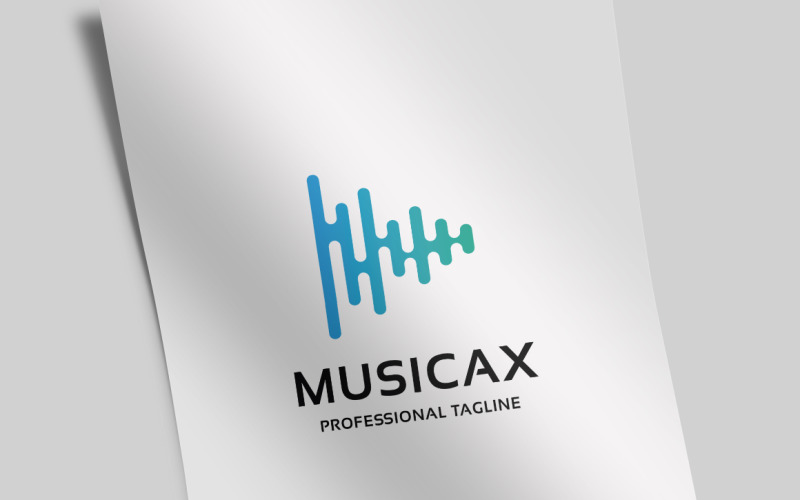 Modèle de logo Musicax