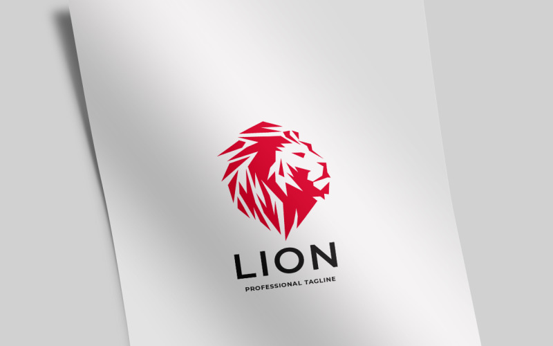 Download Шаблон логотипа "Lion Logo Template" / Lion Logo Template - Шаблон логотипа на тему графика animal,animals,brut,business,cat,creative,crest,design,emblem,finance,fitness,gym,hotel,king,law,law firm,letter,lion,lion head,lion logo