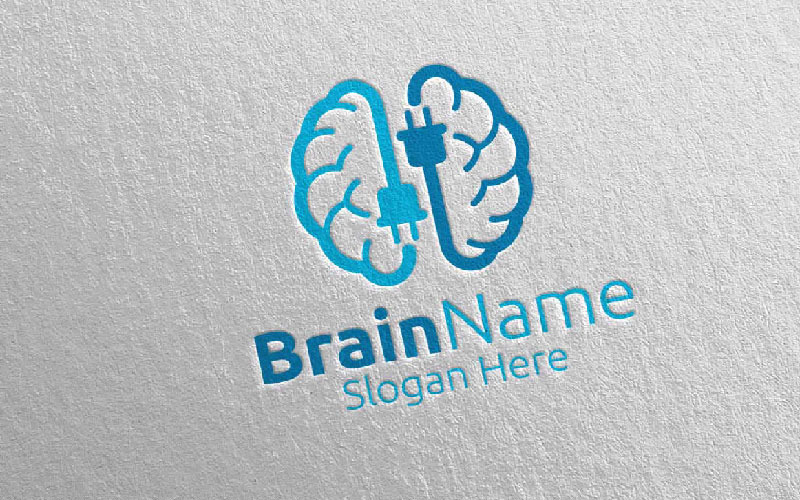 Download Шаблон логотипа "Power Brain with Think Idea Concept 44 Logo Template" / Power Brain with Think Idea Concept 44 Logo Template - Шаблон логотипа на тему графика brain,logo,data,electronic,internet,computer,web,brainstorm,brainwash,programmer,tech,technology,media,multimedia,psychology,artificial intelligence,it,mechanic,mind,idea