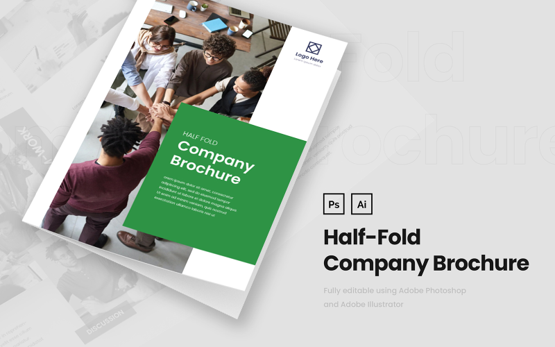 Elegantní firemní brožura - šablona Corporate Identity