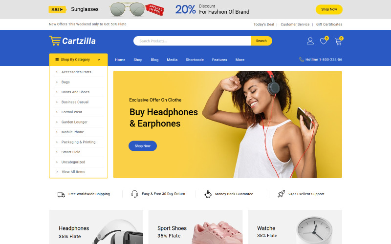 универсальная тема woocommerce