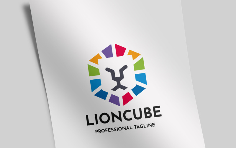 Download Шаблон логотипа "Lion Cube Logo Template" / Lion Cube Logo Template - Шаблон логотипа на тему графика agency,animals,bold,cube,elegant,emblem,fast,hotel,insurance,jewellery,king,law,leadership,lion,master,premium,pride,professional,rock,strong