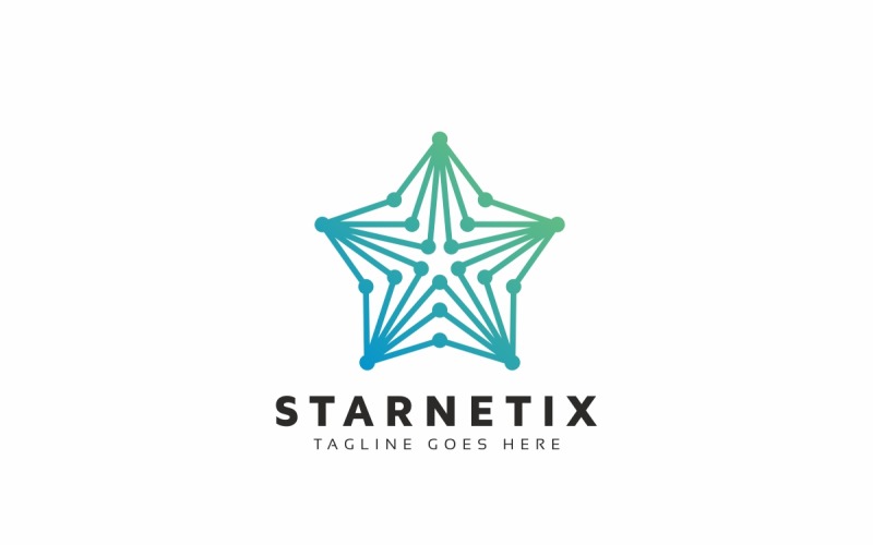 Star Technology Logo Template