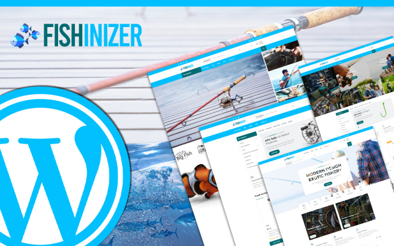 Fishinizer | Wędkarstwo i akcesoria morskie Motyw WordPress
