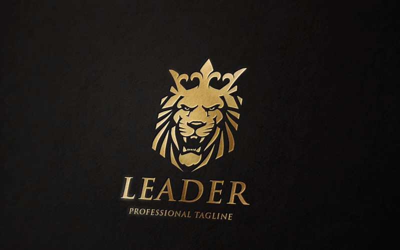 Leader Lion Logo modello