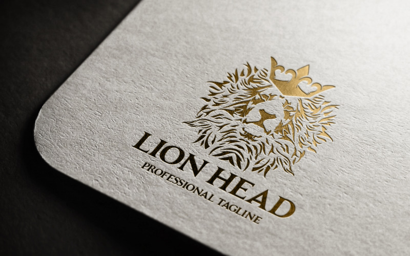Download Шаблон логотипа "Lion Head Logo Template" / Lion Head Logo Template - Шаблон логотипа на тему графика animal,business,consultant,corporate,crown,digital,financial,firm,investing,investment,king,kingdom,lion,lion head,majestic,majesty,marketing,media,monarchy,professional