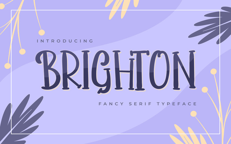Brighton | Fuente Fancy Serif Typeface