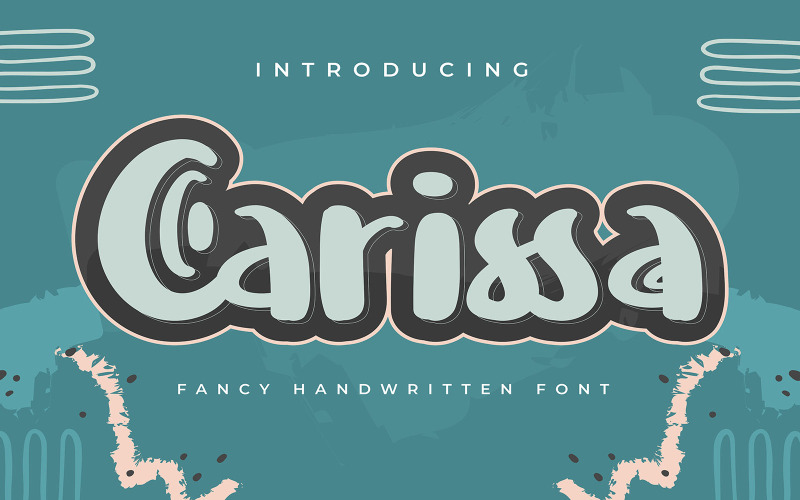 Carissa | Police manuscrite fantaisie