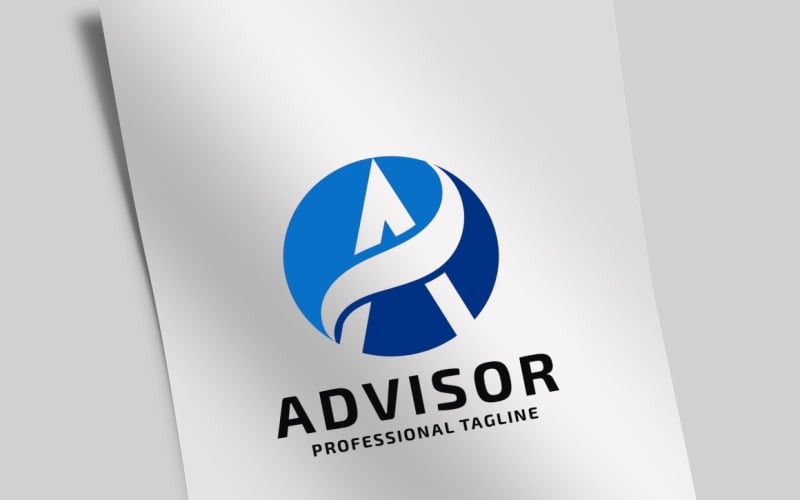 Download Шаблон логотипа "Advisor Letter A Logo Template" / Advisor Letter A Logo Template - Шаблон логотипа на тему графика advisor,agency,amin,aviation,aviator,brand,branding,business,clean,company,corporate,corporative,effective,firm,hotel,identity,letter,modern,place,professional