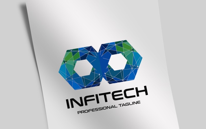 Download Шаблон логотипа "Infinity Box Technologies Logo Template" / Infinity Box Technologies Logo Template - Шаблон логотипа на тему графика abstract,block,box,brand,business,cube,cubic,cubical,data,development,digital,electronic,endless,exchange,gaming,group,hexagon,hexagonal,infini,infinite