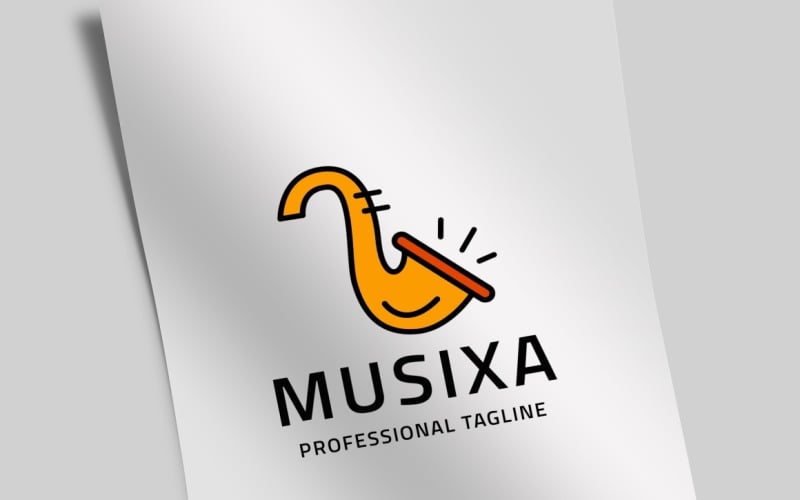 Download Шаблон логотипа "Musixa Logo Template" / Musixa Logo Template - Шаблон логотипа на тему графика abstract,agency,album,app,band,blue,brand,branding,clean,club,creative,design,green,internet,logo,media,modern,music,print ready,professional