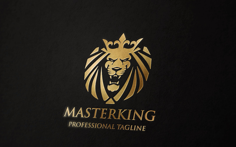 Plantilla de logotipo de Master King