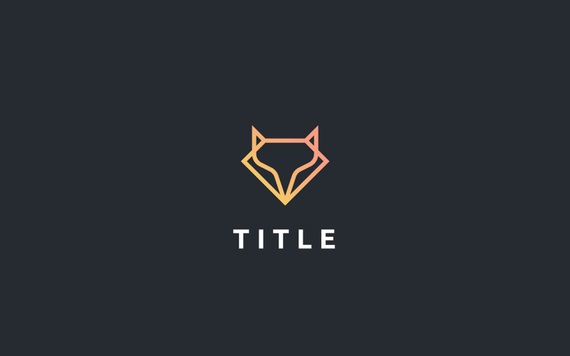 Download Шаблон логотипа "Fox Logo Template" / Fox Logo Template - Шаблон логотипа на тему графика fox,wolf,logo,icon,vector,animal,tech,technology,data,cloud,modern,minimalistic,minimal,geometrical,geometry,translucent,transparent