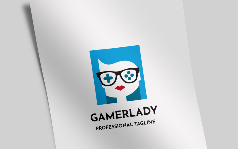 Download Шаблон логотипа "Gamer Lady Logo Template" / Gamer Lady Logo Template - Шаблон логотипа на тему графика app,cap,caps,coding,competition,console,electronic,entertainment,excitement,funny,game,game club,gamer,gaming,girl,head,headset,interaction,lady,mascot