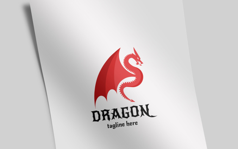 Logotipo modelo dragão