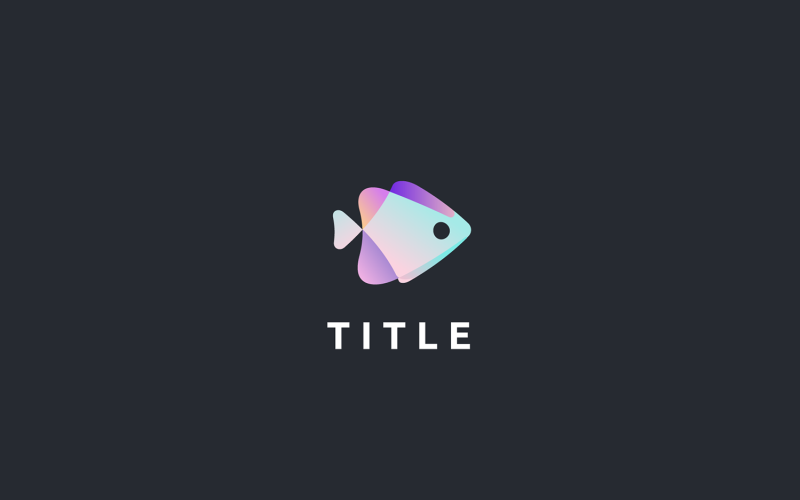 Риба шаблон логотипу