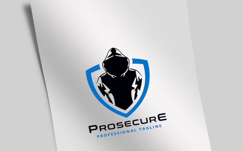 Шаблон логотипа Pro Secure