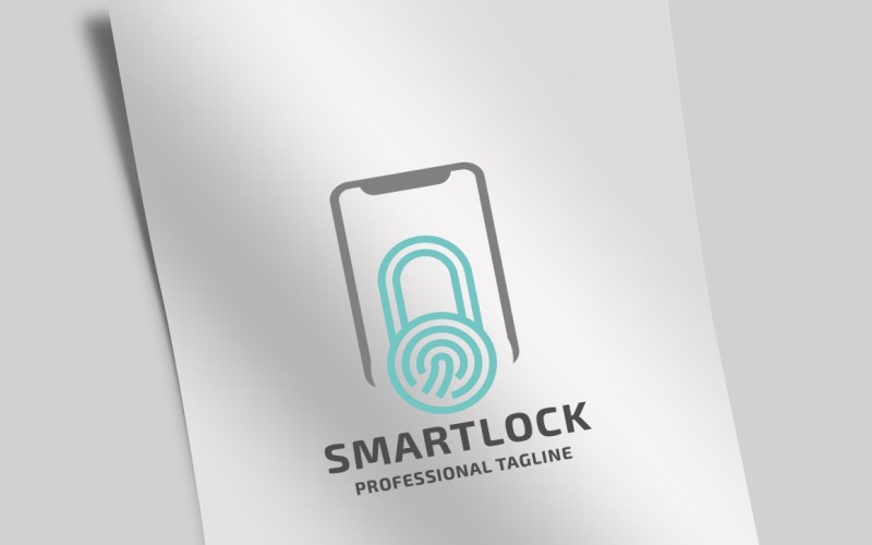 Smart Lock Logo Vorlage