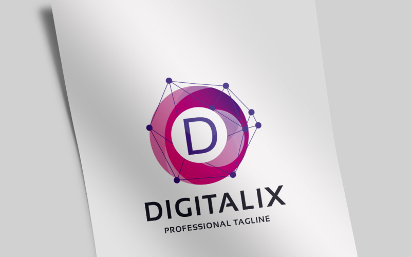 Download Шаблон логотипа "Digitalize Letter D Logo Template" / Digitalize Letter D Logo Template - Шаблон логотипа на тему графика clean,colorful,community,creative,data,design,developer,digital,entertainment,geek,globe,group,internet,it,media,mobile,modern,pixel,print,print ready