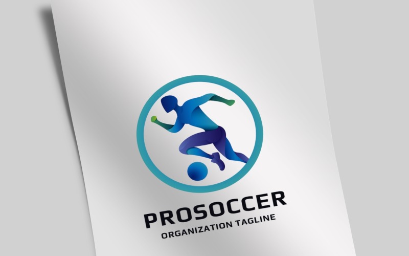 Download Шаблон логотипа "Pro Soccer Logo Template" / Pro Soccer Logo Template - Шаблон логотипа на тему графика actions,association,ball,competition,cup,dynamics,fast,federation,foot,football,game,goal,grass,human,kick,pass,play,player,professional,score