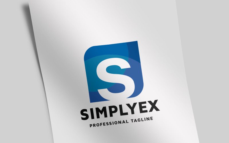 Simplyex Letter S Logo Vorlage