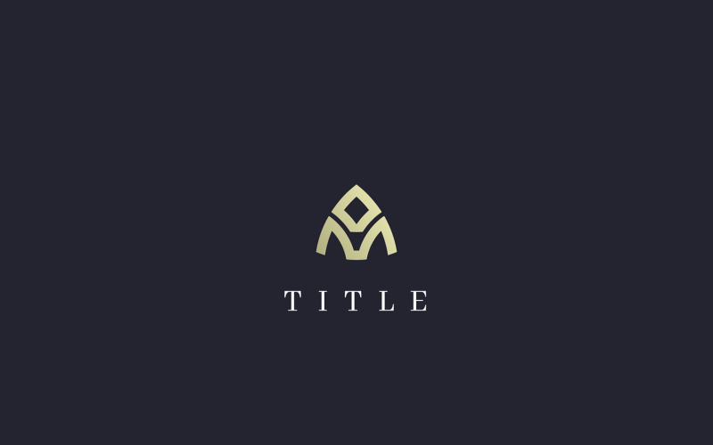 Lüks OM Logo Şablonu