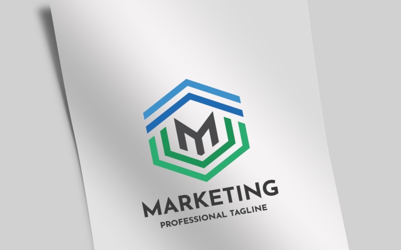 Download Шаблон логотипа "Marketing Logo Template" / Marketing Logo Template - Шаблон логотипа на тему графика brand,branding,consult,consulting,identity,invest,investment,letter,letter m,m letter,m logo,majestic,major,management,manager,market,marketing,media,mediation,medical