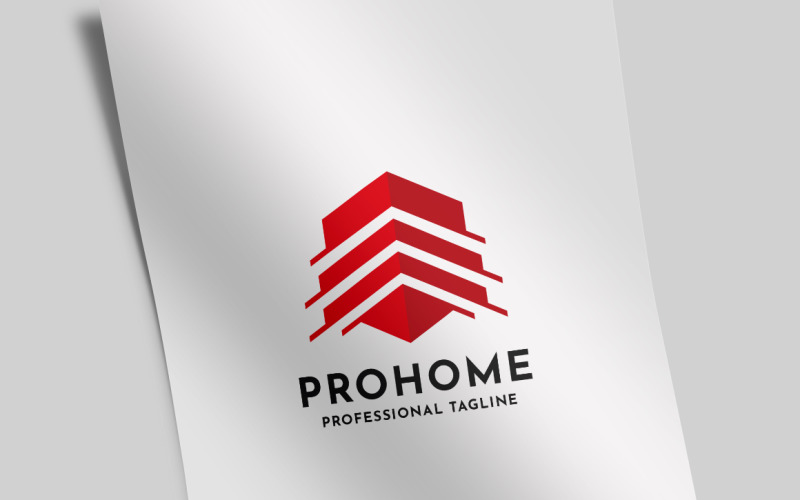 Download Шаблон логотипа "Professional Home Logo Template" / Professional Home Logo Template - Шаблон логотипа на тему графика agency,box,building,business,city,expert,firm,group,hexagon,home,home logo,home market,house,house logo,inspection,insulation,invest,location,market,modern