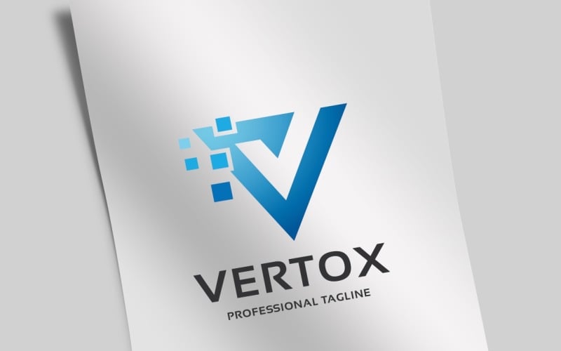 Download Шаблон логотипа "Vertox Letter V Logo Template" / Vertox Letter V Logo Template - Шаблон логотипа на тему графика account,alphabet,app,branding,colorful,colour,creative,design,digital,graphic,icon,initial,letter v,logo,media,monogram,pixel,polygon,professional,studio