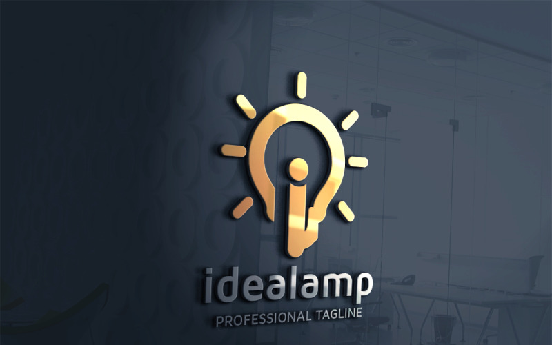 Download Шаблон логотипа "Idea Lamp Letter I Logo Template" / Idea Lamp Letter I Logo Template - Шаблон логотипа на тему графика brain,brand,branding,bulb,business,colorful,colour,company,connection,corporative,creative,design,idea,ideas,lamp,logo,logotype,person,personal,print ready