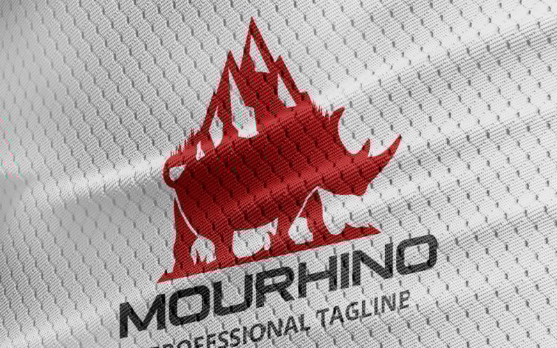 Download Шаблон логотипа "Mountain Rhino Logo Template" / Mountain Rhino Logo Template - Шаблон логотипа на тему графика animal,animals,attack,brand,branding,charge,defense,dynamics,edgy,freedom,horn,judgment,longevity,motion,predator,professional,protection,rhino,rhino logo,rhinoceros