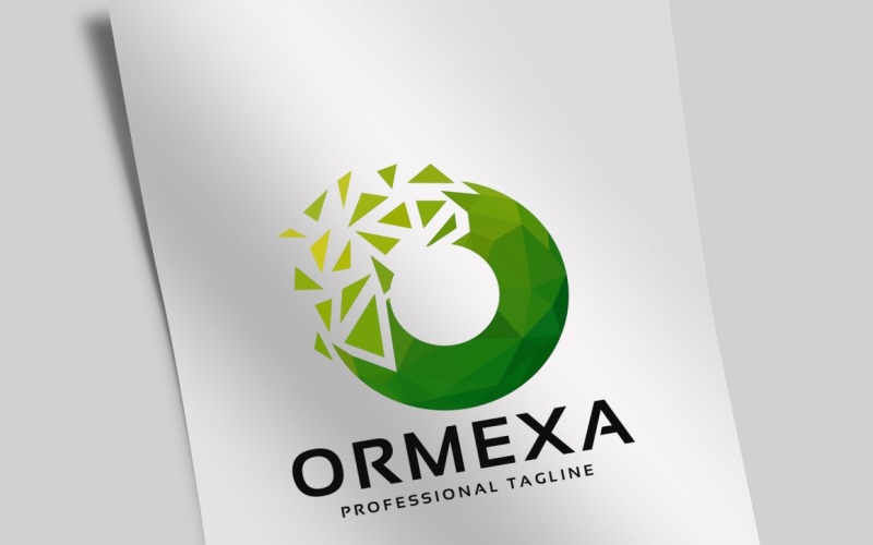 Szablon Logo litery O Ormexa