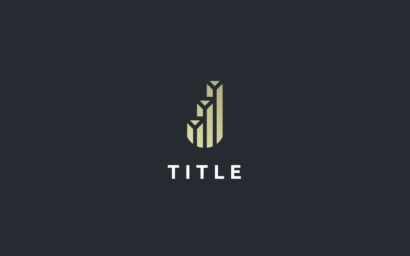 Modèle de logo de finances et d'investissement