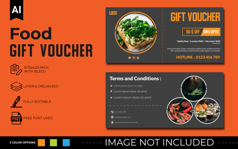 Download Vector "Multipurpose Gift Voucher Template - Vector Image" / Multipurpose Gift Voucher Template - Vector Image - Vector на тему мода и красота gift voucher design,advertisement,business,card,certificate,discount coupon,gift,luxury,marketing,modern,offer,promotion,restaurant,multipurpose,sale,set,store,value,voucher design,advertisin