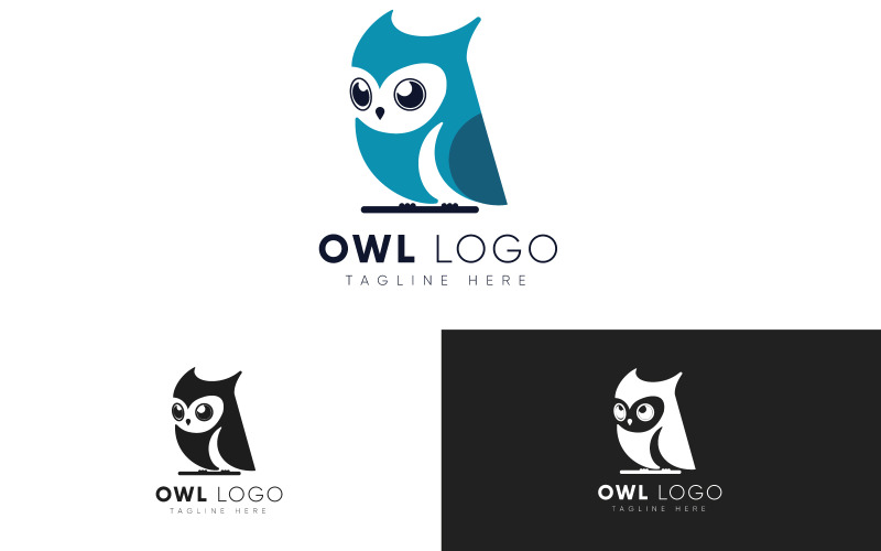 Owl Design Logo Template #115093 - TemplateMonster