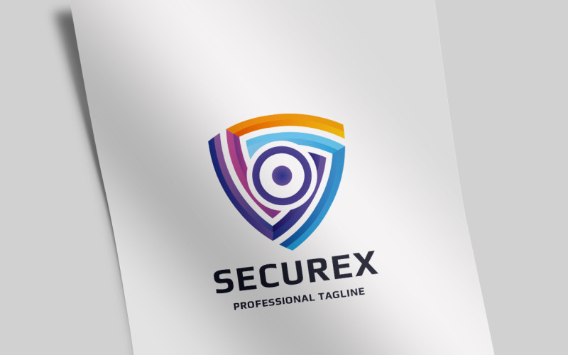 Power Secure Logo sjabloon