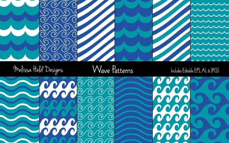Wave Vector Background Pattern