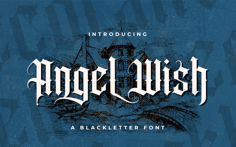 Angel Wish - Fonte Blackletter