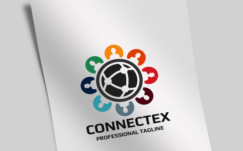 Download Шаблон логотипа "Connect Global Logo Template" / Connect Global Logo Template - Шаблон логотипа на тему графика chat,club,community,computer,connect,connected,connecting,forum,globe,group,internet,memorable,net,network,people,point,signal,social,social media,stock logo
